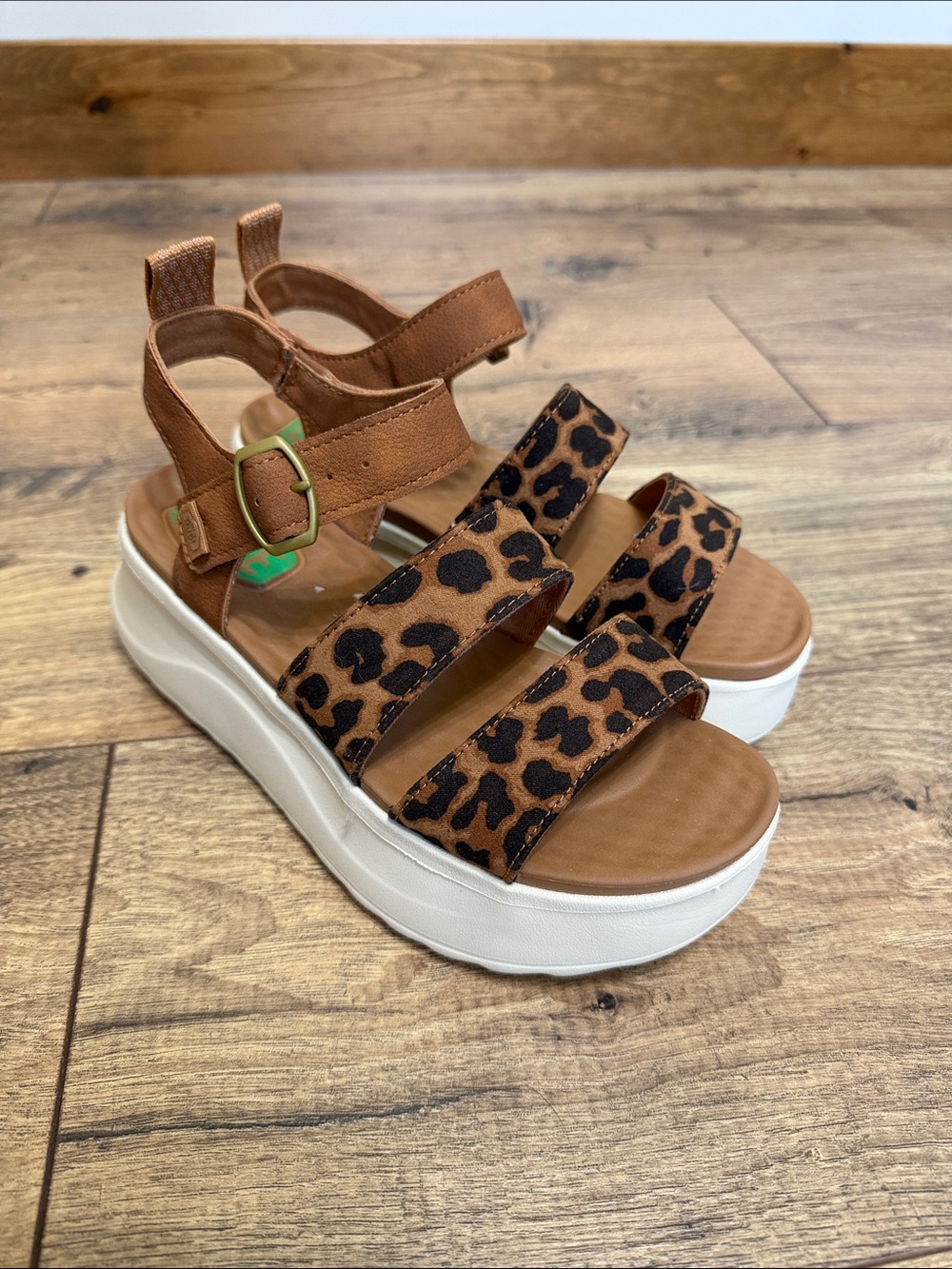 HEYDUDE platform sandals